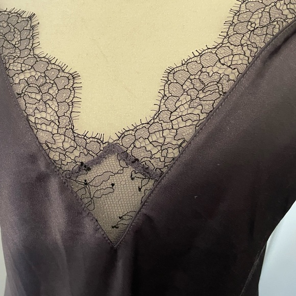 Victoria’s Secret purple lace panel slip dress - Picture 9 of 11